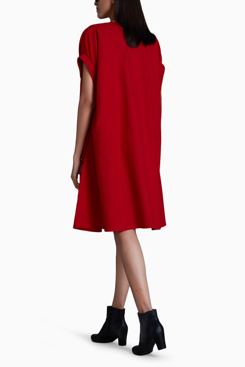 Red Pocket Dress
