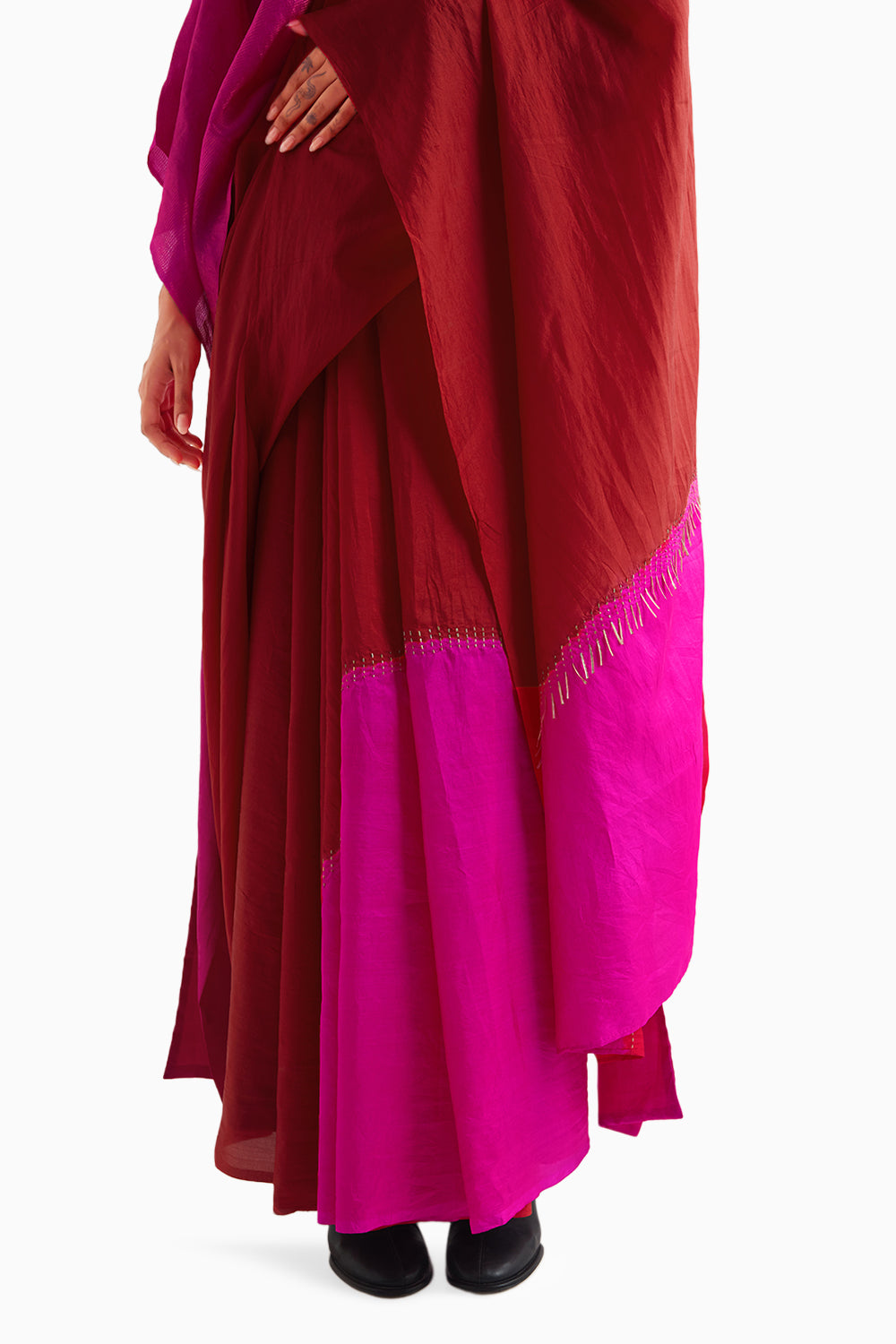 Rani and Red Solder Saree