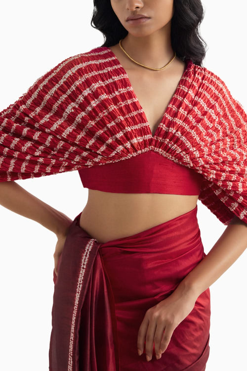 Red Ombre Noble Blouse