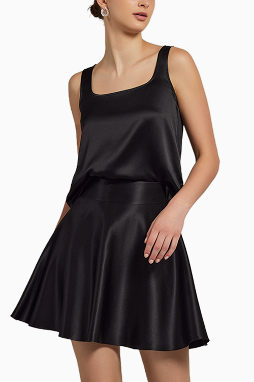 Black Silk Camisole