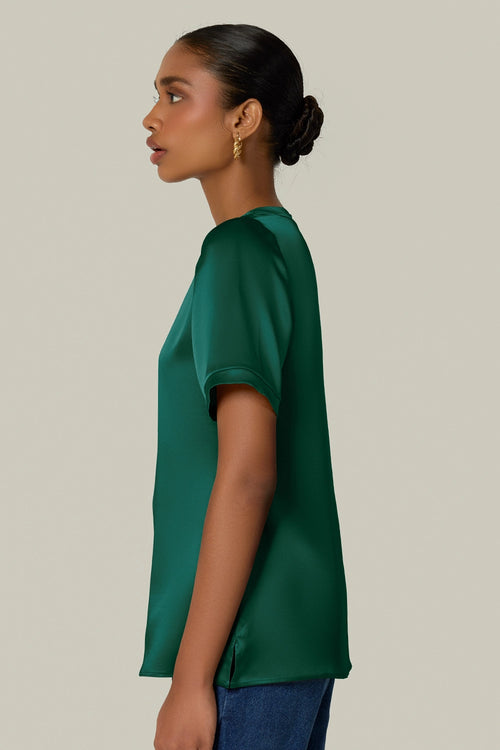 Emerald Silk T-shirt
