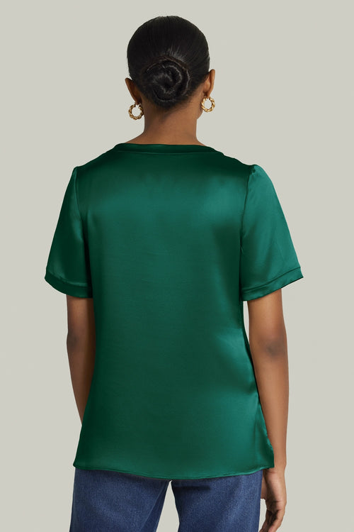 Emerald Silk T-shirt
