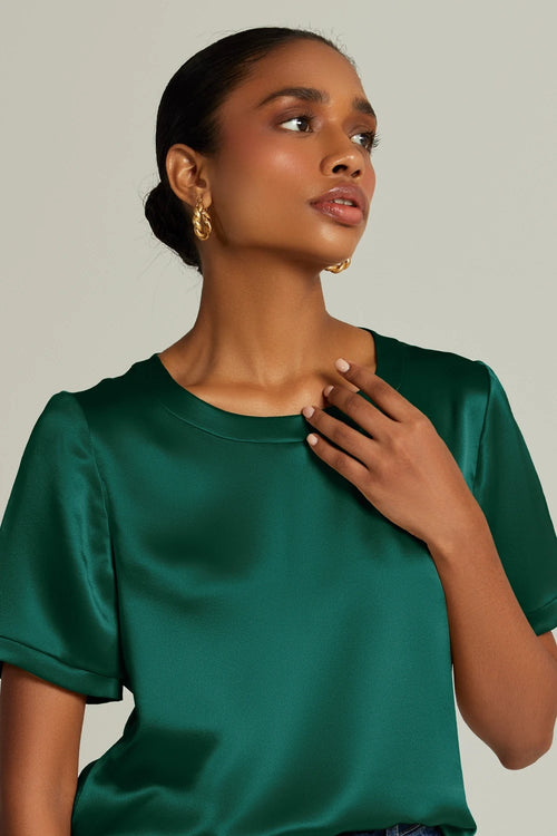 Emerald Silk T-shirt