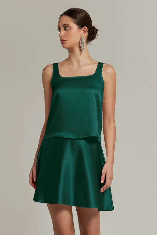 Emerald Silk Camisole