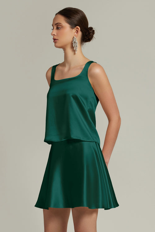 Emerald Silk Camisole