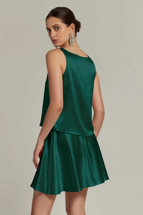 Emerald Silk Camisole