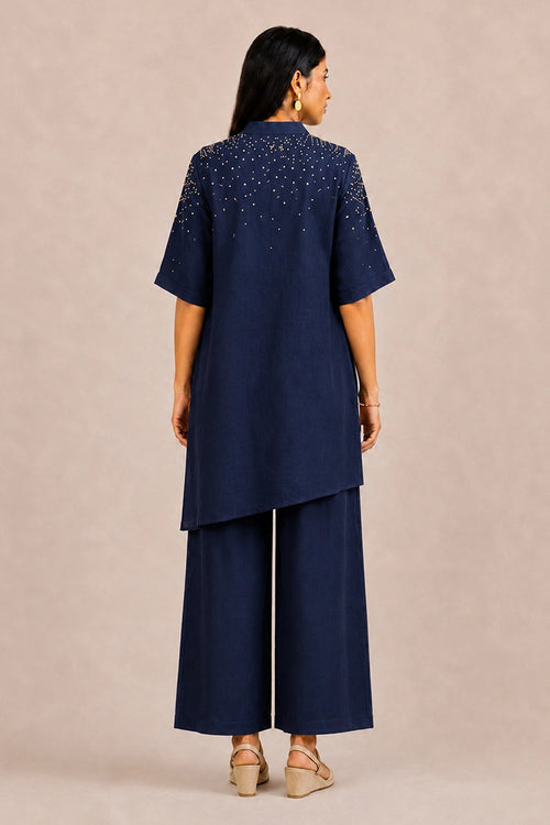 Navy Rhinestone Opus Co-ord Set