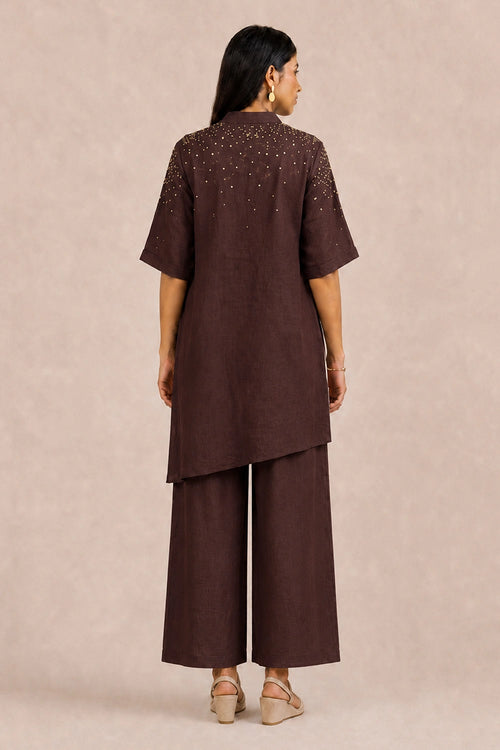 Chocolate Rhinestone Opus Co-ord Set