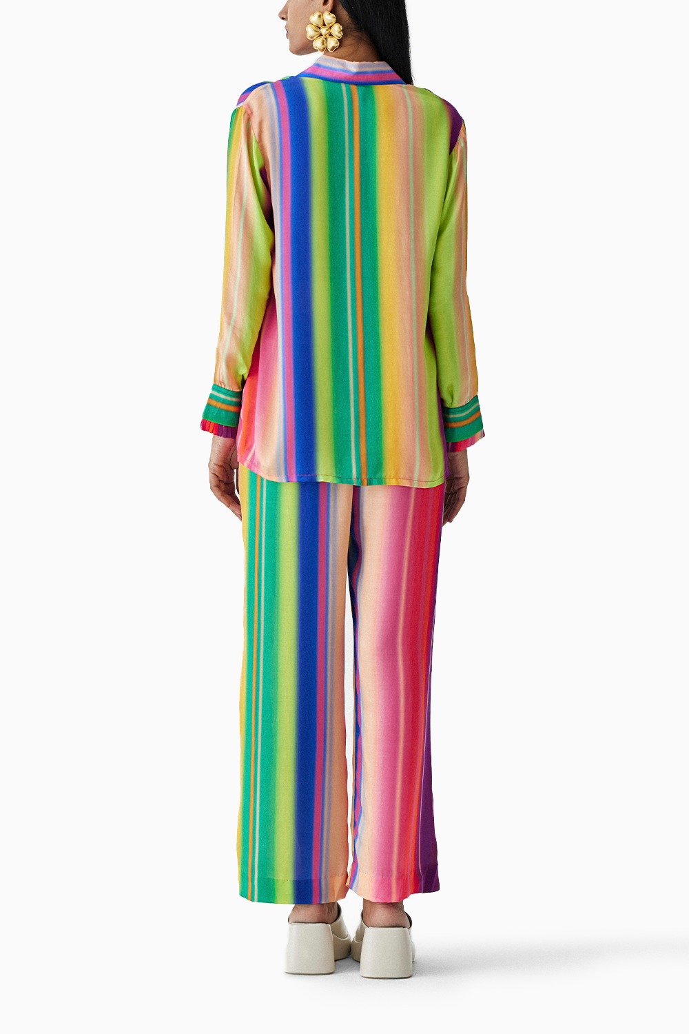 Rainbow Shirt And Trousers Co-ord