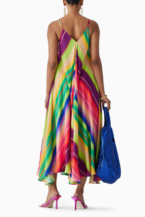 Rainbow Strappy Dress
