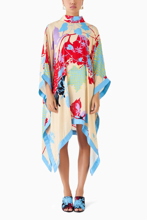 Cream Ikigai Kimono Dress