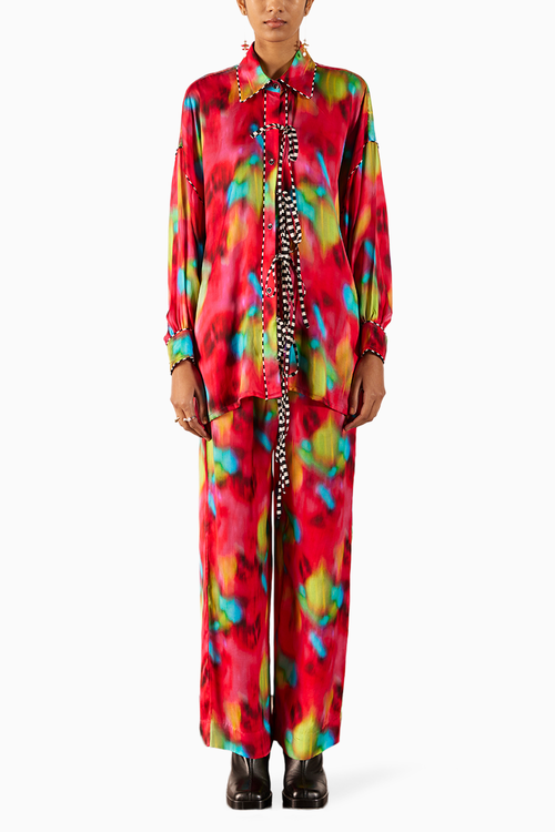 Poppy Knot Shirt & Trousers Co-ord