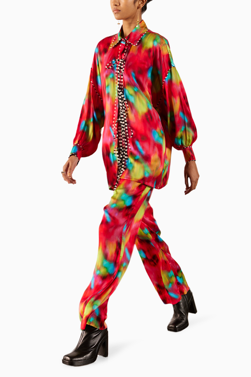 Poppy Knot Shirt & Trousers Co-ord