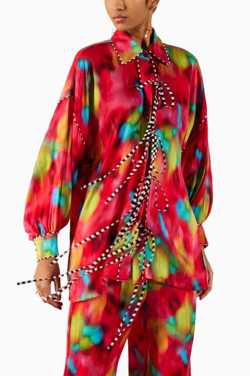 Poppy Knot Shirt & Trousers Co-ord