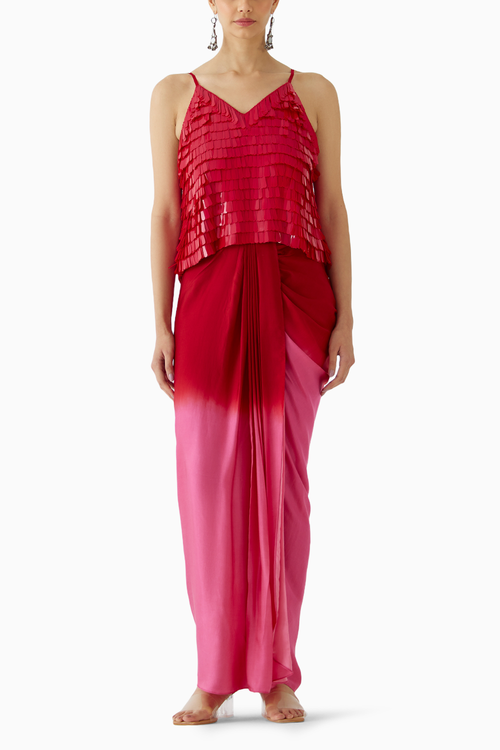 Ruby Blouse &  Draped Skirt