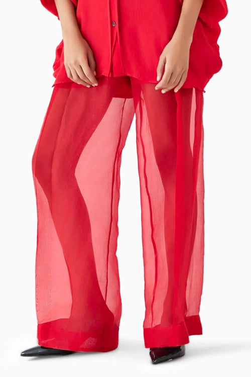 Ruby Organza Trousers