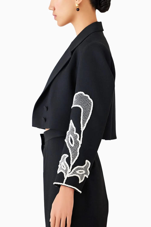 Moonstone Crop Blazer & Trousers Co-ord