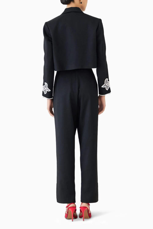 Moonstone Crop Blazer & Trousers Co-ord