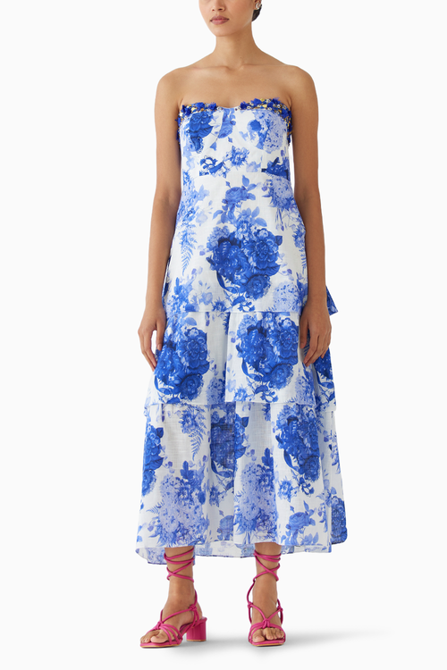 Chintz Tiered Shoulder Dress