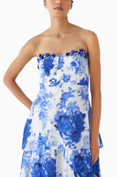 Chintz Tiered Shoulder Dress