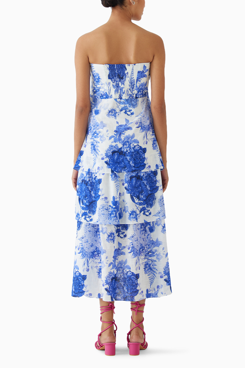 Chintz Tiered Shoulder Dress