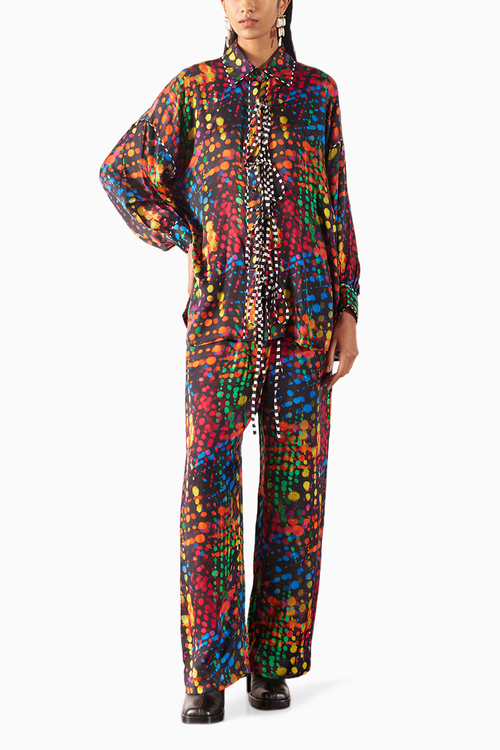 Wildflower Knot Shirt And Pants Co-ord