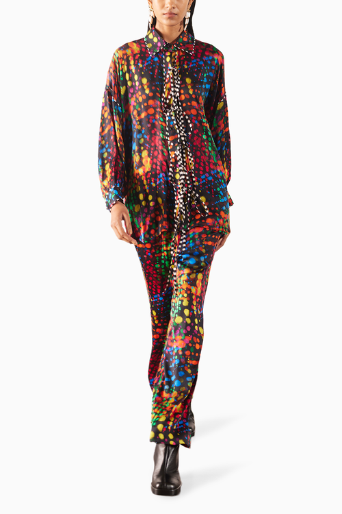 Wildflower Knot Shirt And Pants Co-ord