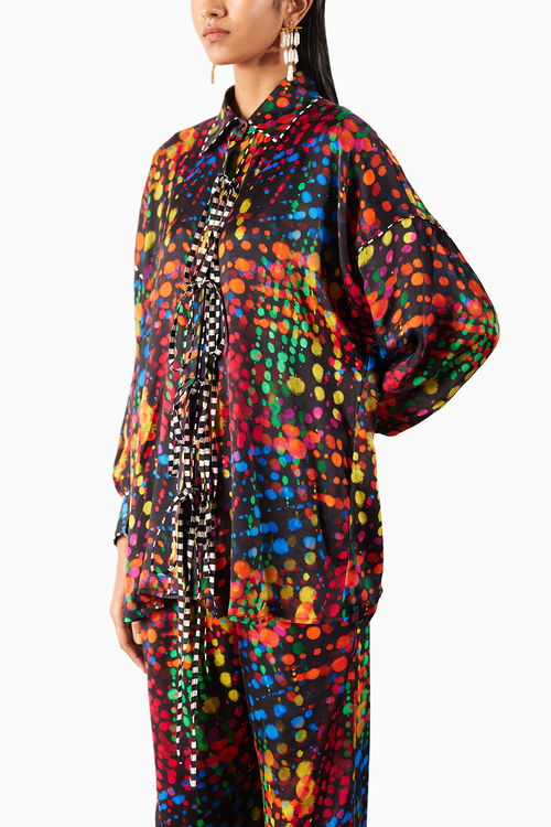 Wildflower Knot Shirt And Pants Co-ord