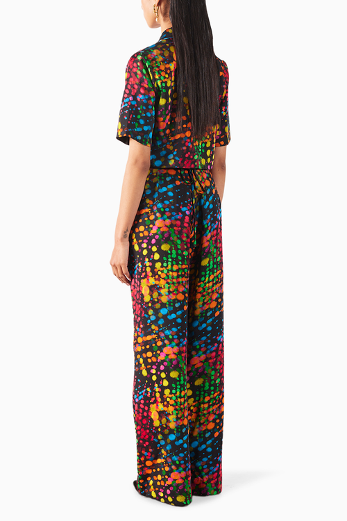 Wildflower Print Crop Blazer And Pants Co-ord