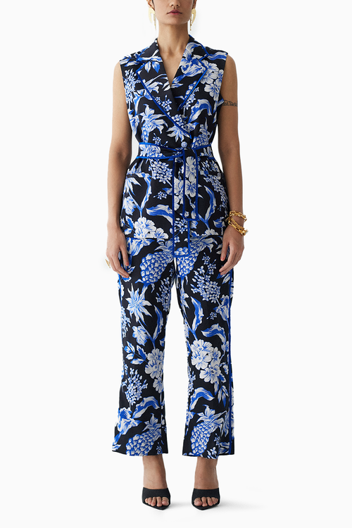 Black Pineapple Blazer & Pants Co-ord