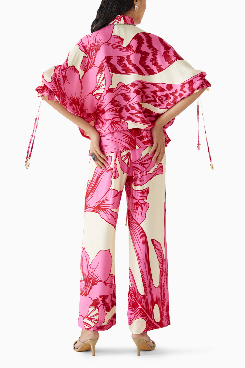 Pink Aphrodite Drawstring Shirt & Pants