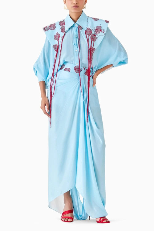 Baby Tulip Batwing Shirt & Skirt Co-Ord
