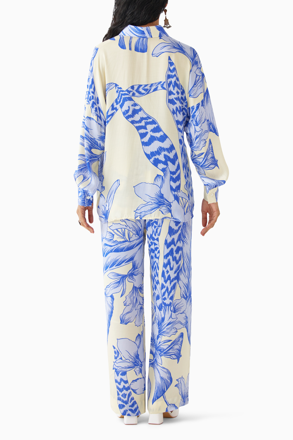 Blue Aphrodite Shirt & Trousers