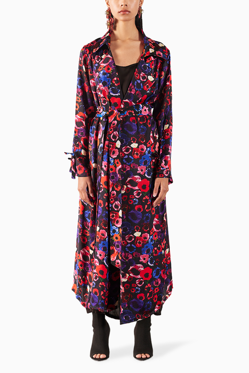 Peony Trench Coat With Slip