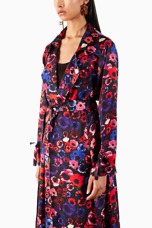 Peony Trench Coat With Slip