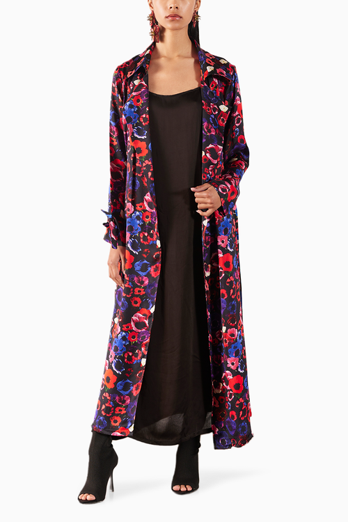 Peony Trench Coat With Slip