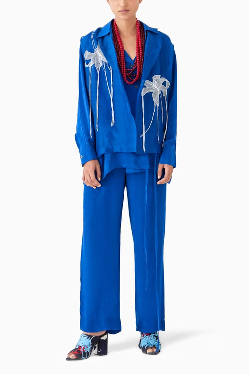 Indigo Shirt & Trousers Co-ord