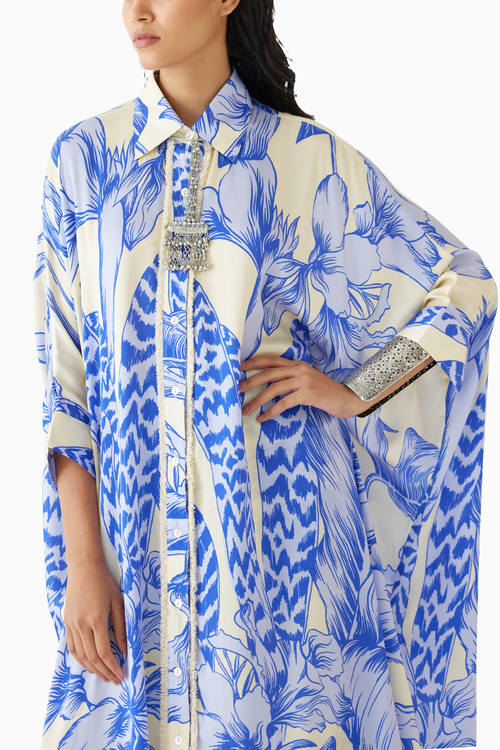 Blue Aphrodite Kimono & Pants