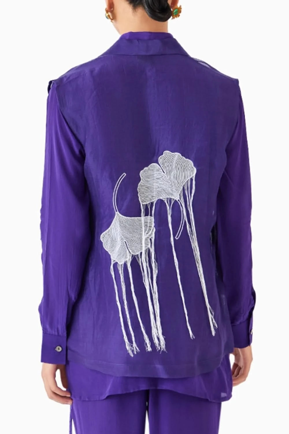 Violet Organza Jacket