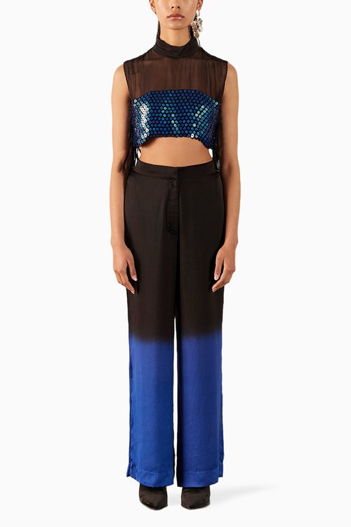 Firefly Top With Blue/Black Ombre Pants