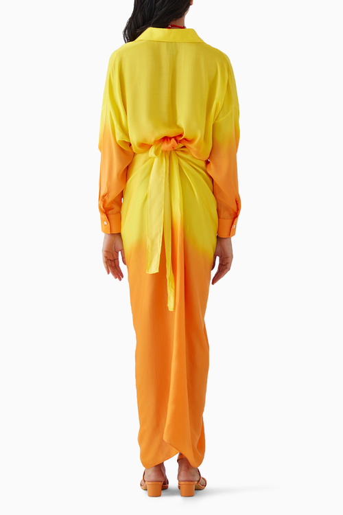 Twilight Shirt Draped Dress