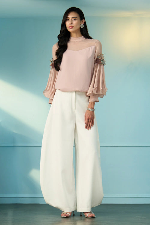 Rose Veil Soft Pink Top