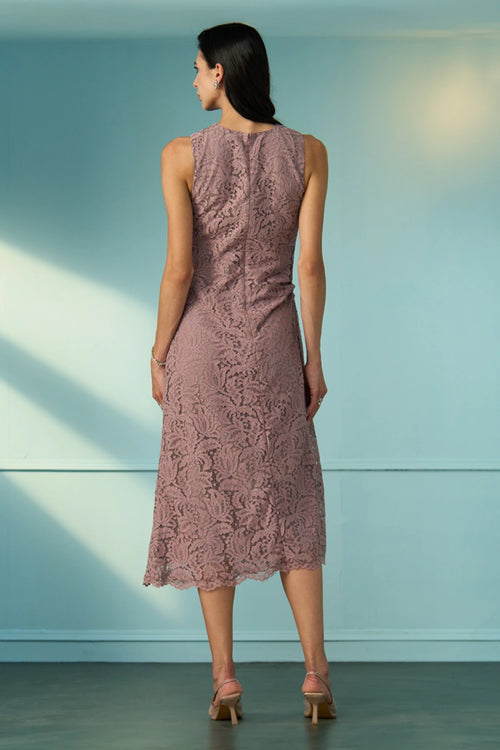 Rosette Rosewood Dress