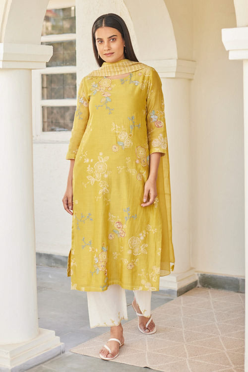 Rue Applique Kurta Set
