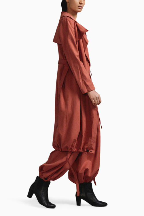 Rust Safari Cargo Trench Set