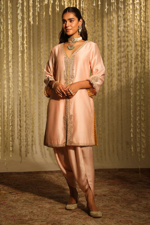 Umrah Rose Pink Kurta Set