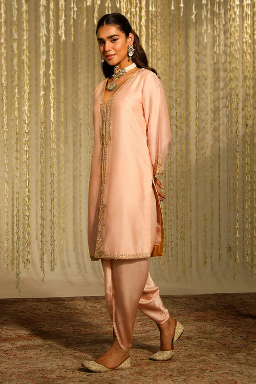 Umrah Rose Pink Kurta Set