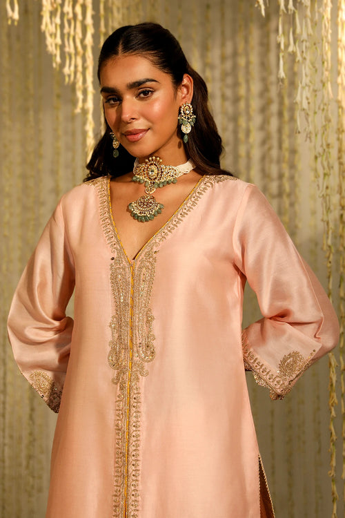 Umrah Rose Pink Kurta Set