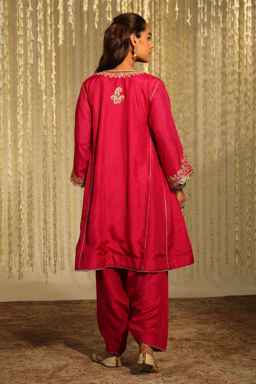 Meher Hotpink Kurta Set