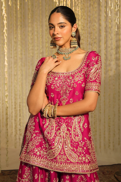 Mazneen Hotpink Kurta Set